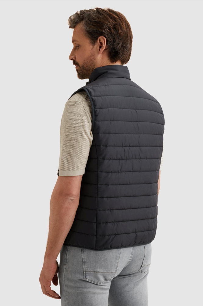 Vanguard blauwe heren jas | Model achteraanzicht