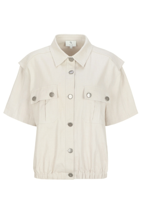 C&S The Label beige dames blazer | Vooraanzicht