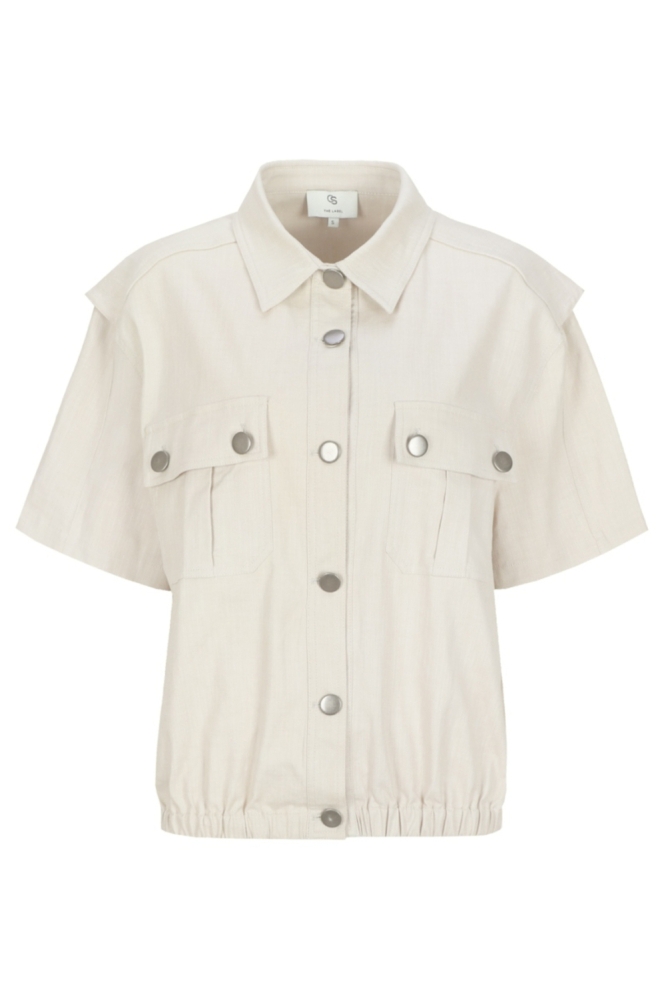 C&S The Label beige dames blazer | Vooraanzicht