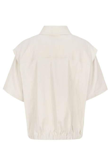 C&S The Label beige dames blazer | Achteraanzicht