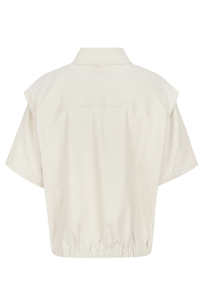 C&S The Label beige dames blazer | Achteraanzicht