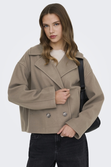 Only ONLMALIKA LIFE JACKET OTW 15377207 CHOCOLATE CHIP/MELANGE