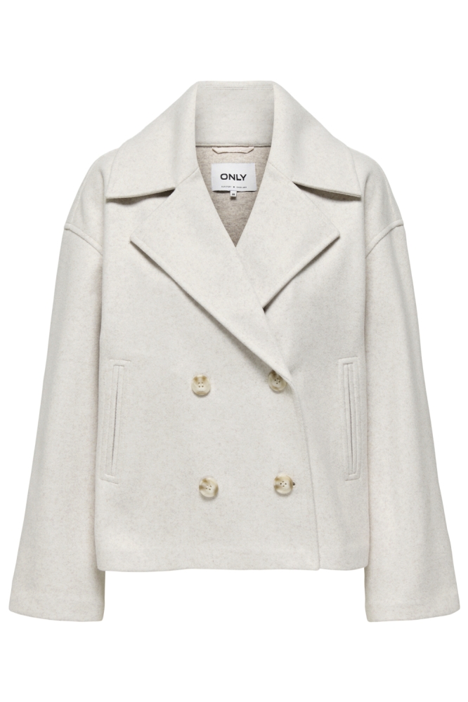 Only beige dames jas | Vooraanzicht