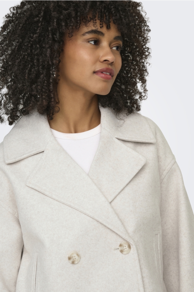 Only beige dames jas | Close up