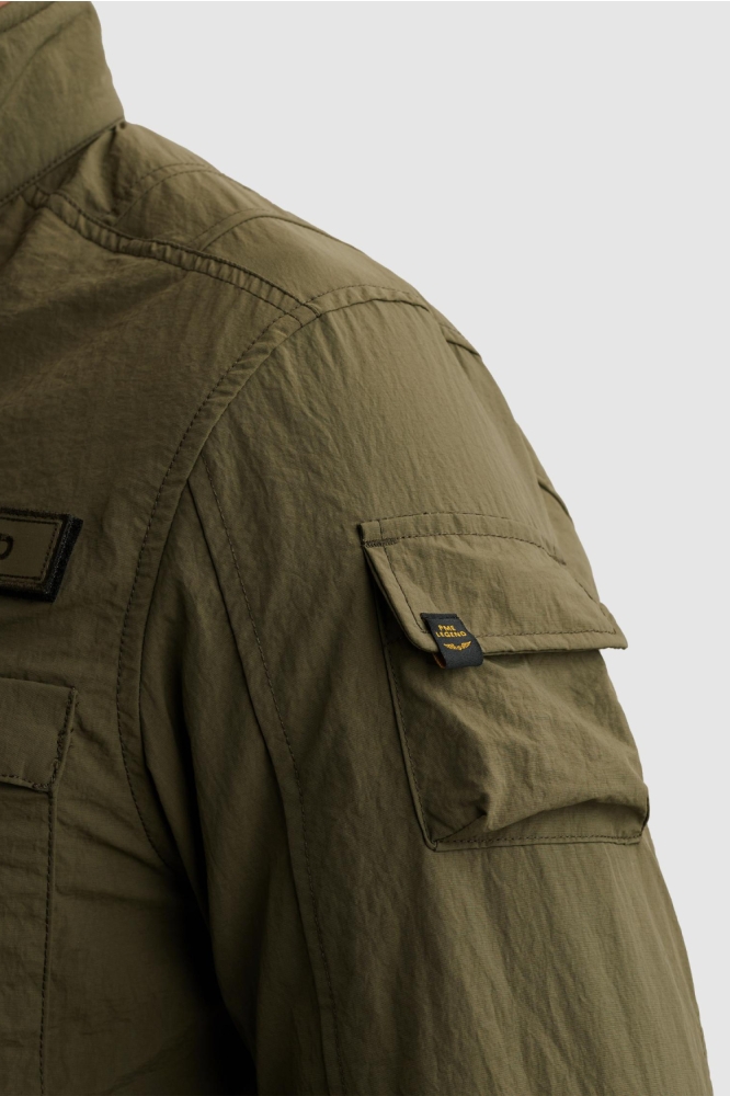 PME legend groene heren jas | Close up