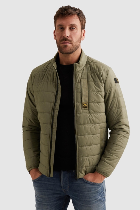 PME legend groene heren jas | Model vooraanzicht