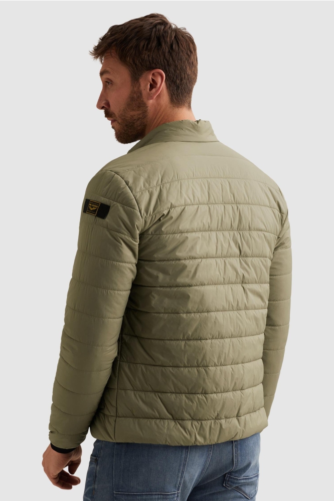PME legend groene heren jas | Model achteraanzicht