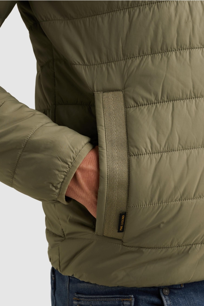 PME legend groene heren jas | Close up