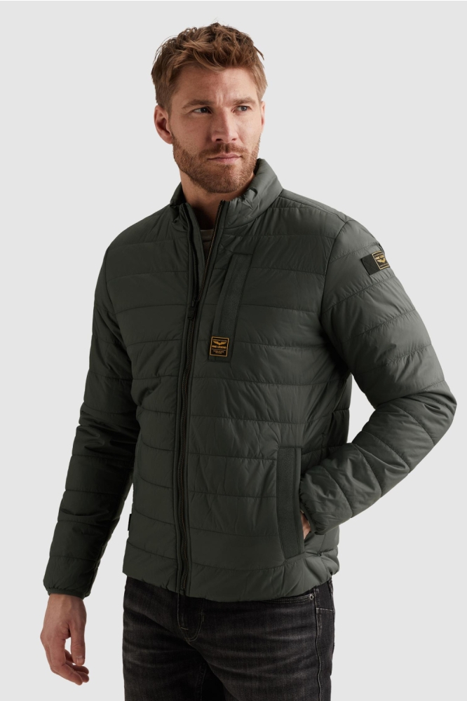 PME legend groene heren jas | Model vooraanzicht