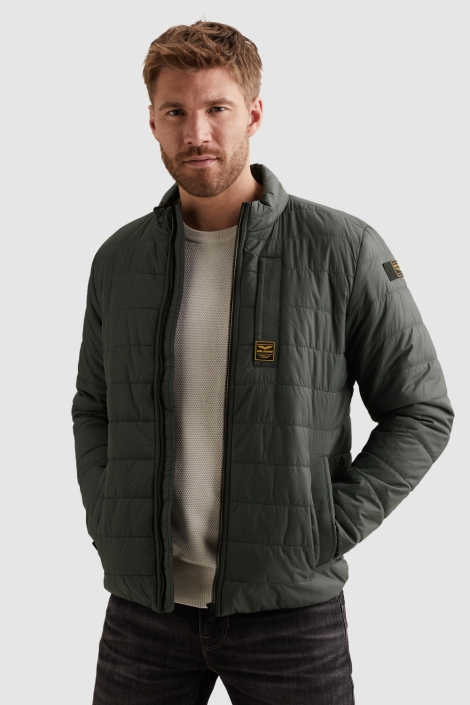 PME legend groene heren jas | Model vooraanzicht