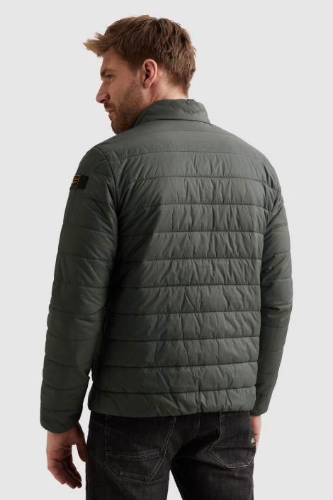 PME legend groene heren jas | Model achteraanzicht