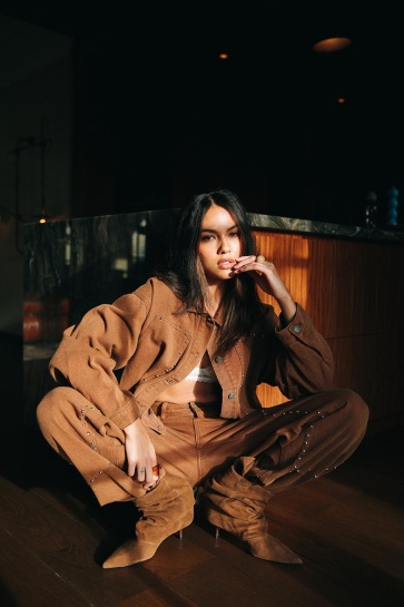 Refined Department Blouse HONNI JACKET R2602473889 600 BROWN