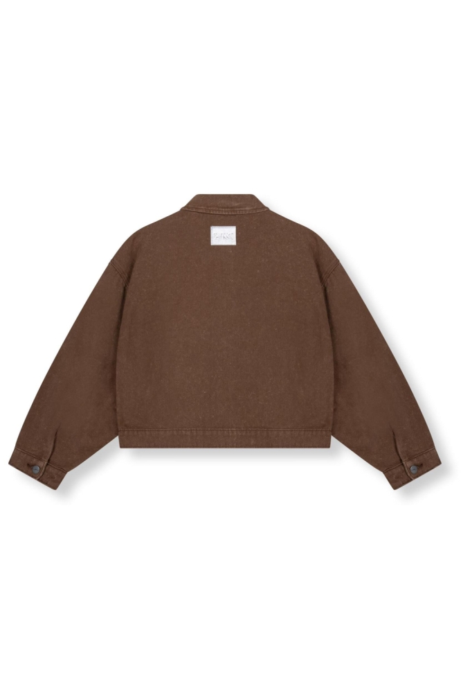 Refined Department bruine dames blouse | Achteraanzicht