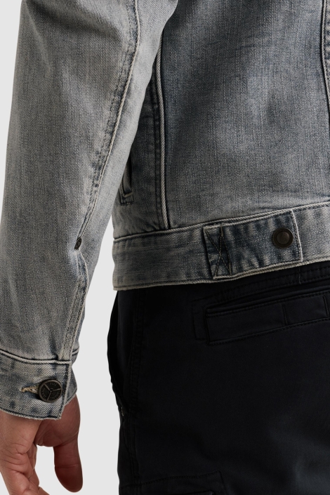 PME legend blauwe heren jas | Close up