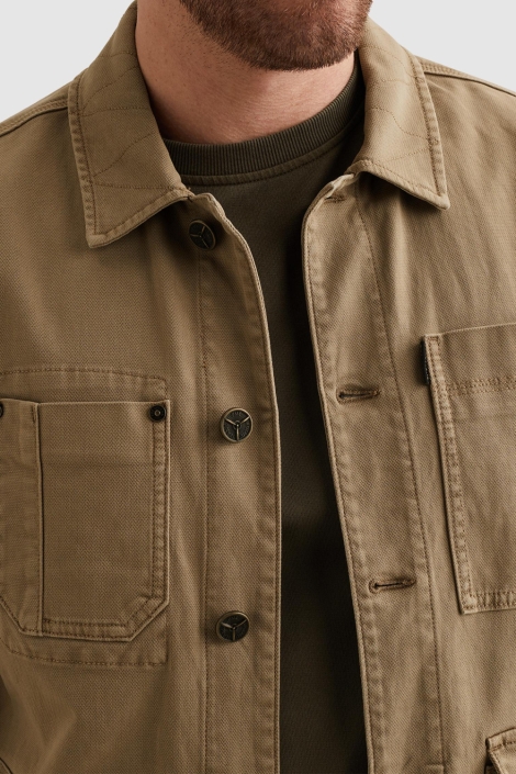 PME legend camel heren jas | Close up