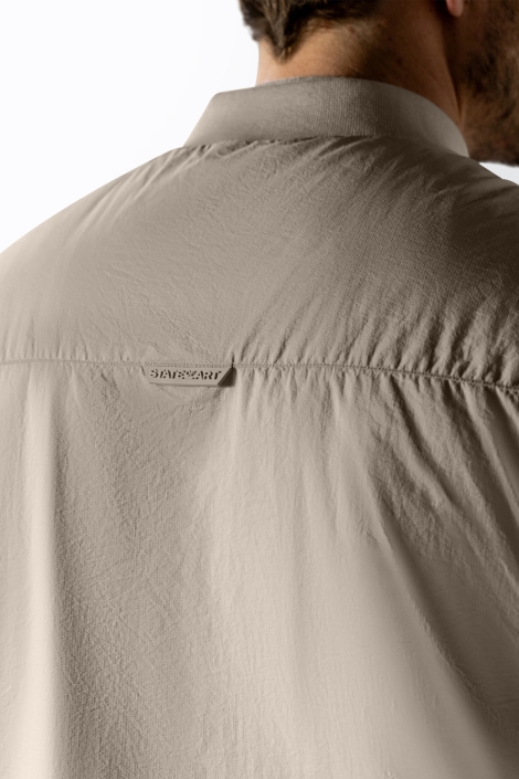 State of Art beige heren jas | Close up