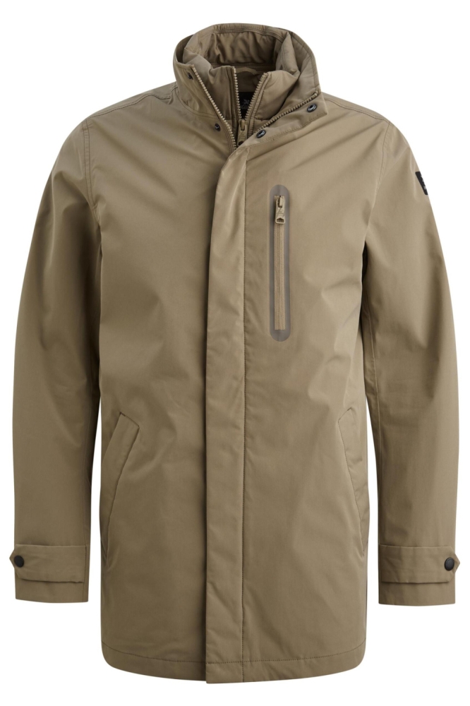 Vanguard beige heren jas | Vooraanzicht