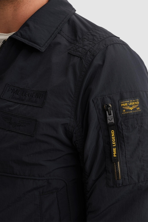 PME legend blauwe heren jas | Close up