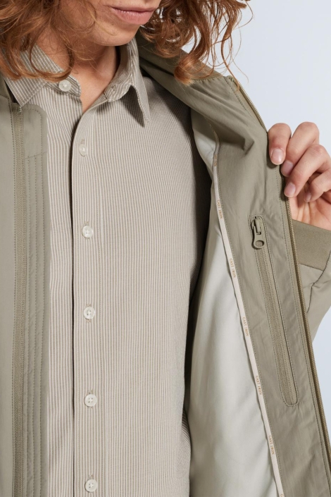 Cast Iron groene heren jas | Close up