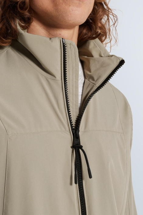 Cast Iron groene heren jas | Close up