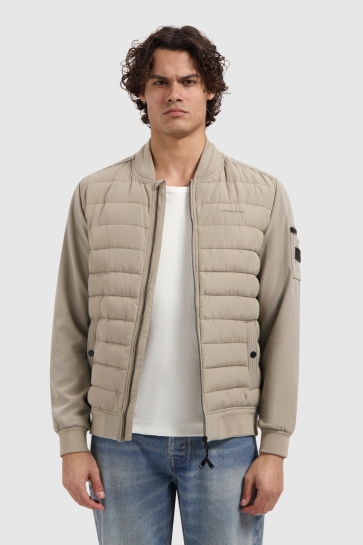 Pure Path SOFTSHELL PADDED JACKET 26010401 46 SAND