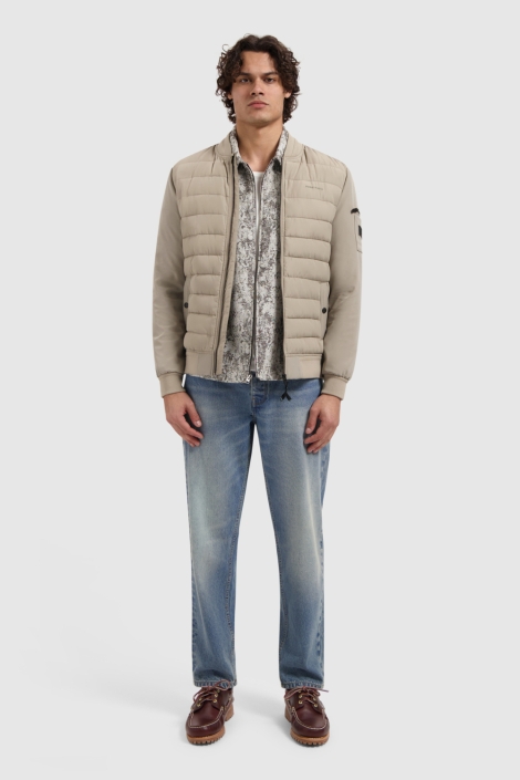 Pure Path zand heren jas | Model