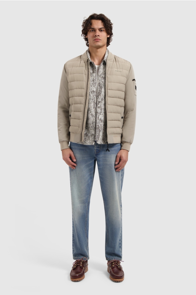 Pure Path zand heren jas | Model