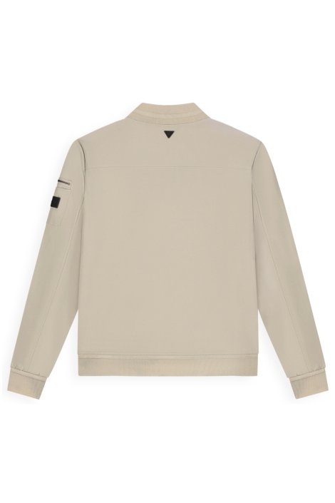 Pure Path zand heren jas | Achteraanzicht