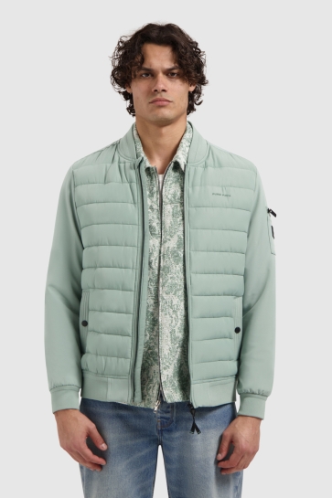 Pure Path Jas SOFTSHELL PADDED JACKET 26010401 10 ARMY GREEN