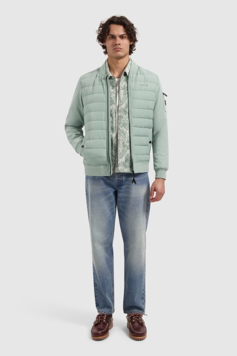 Pure Path groene heren jas | Model