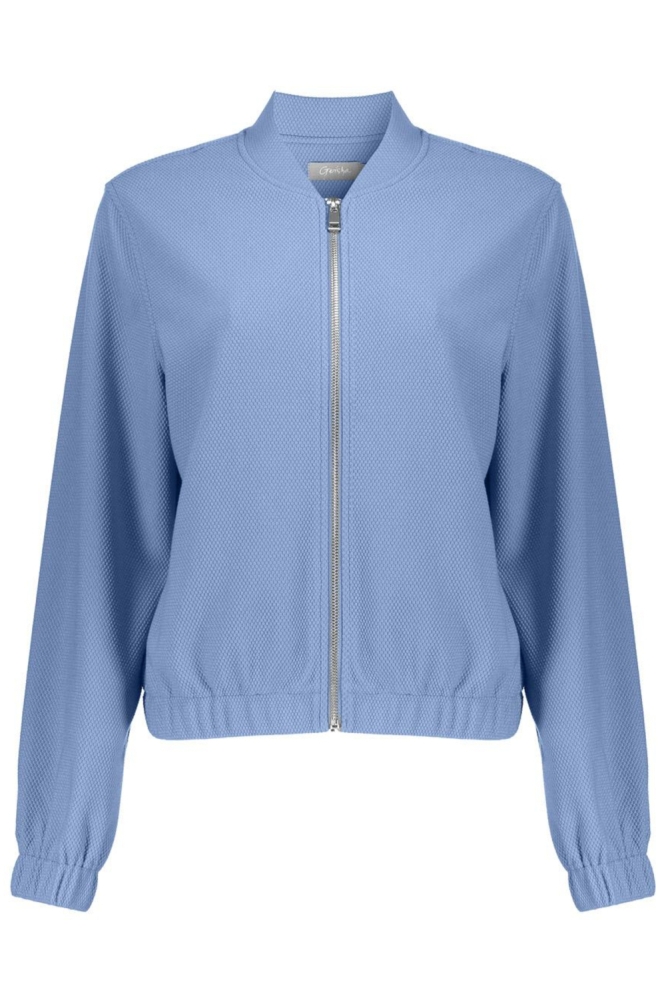 Geisha blauwe dames vest | Vooraanzicht