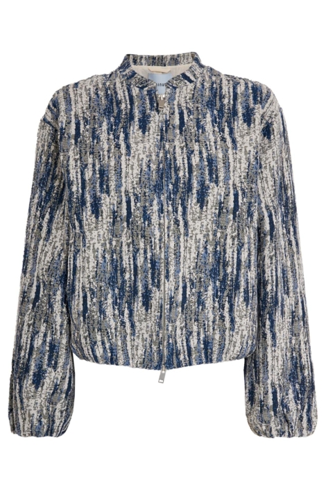 Minus blauwe dames jas | Vooraanzicht