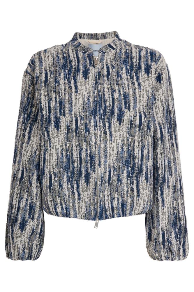 Minus blauwe dames jas | Vooraanzicht