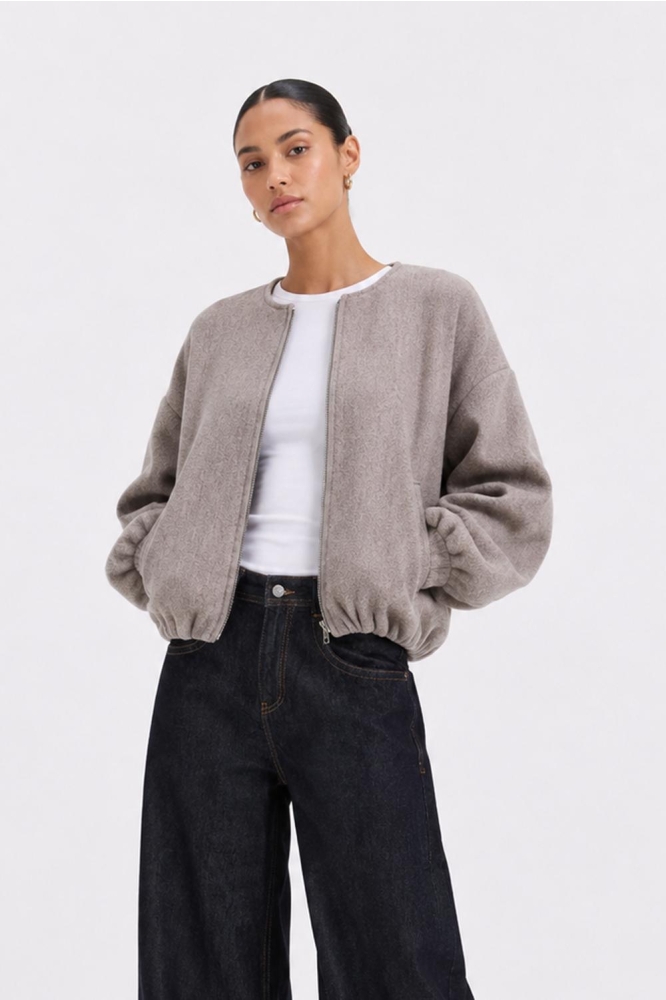 Noisy may camel dames jas |