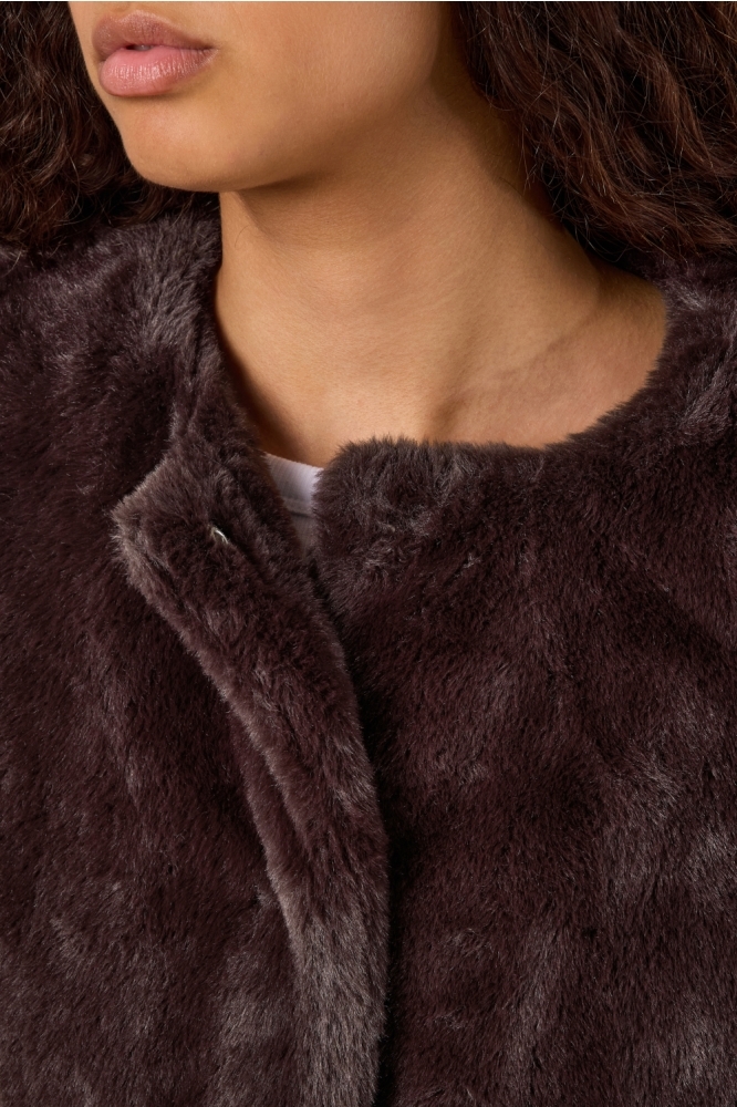 Noisy may bruine dames jas | Close up