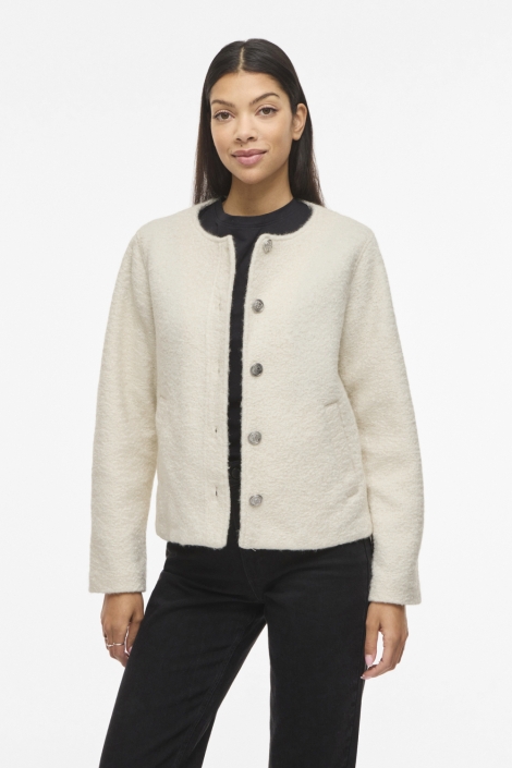 Vila ecru dames vest | Model