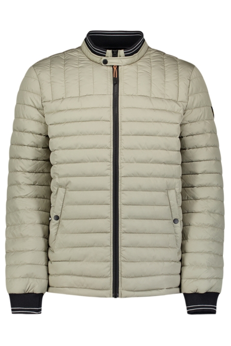 NO-EXCESS groene heren jas | Vooraanzicht