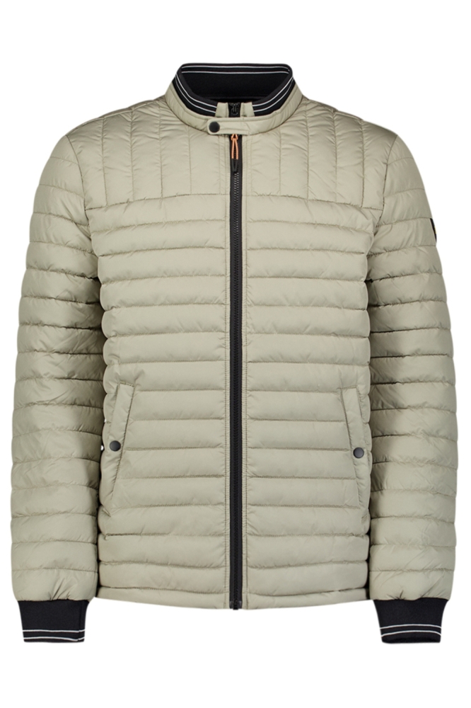 NO-EXCESS groene heren jas | Vooraanzicht