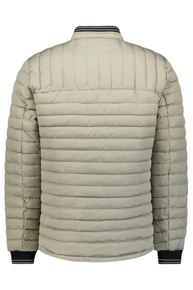 NO-EXCESS groene heren jas | Achteraanzicht