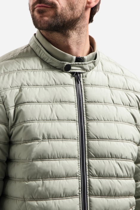 NO-EXCESS groene heren jas | Close up