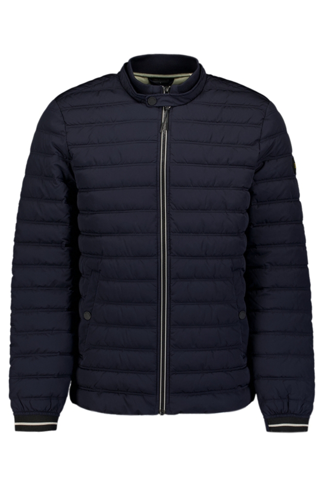 NO-EXCESS blauwe heren jas | Vooraanzicht