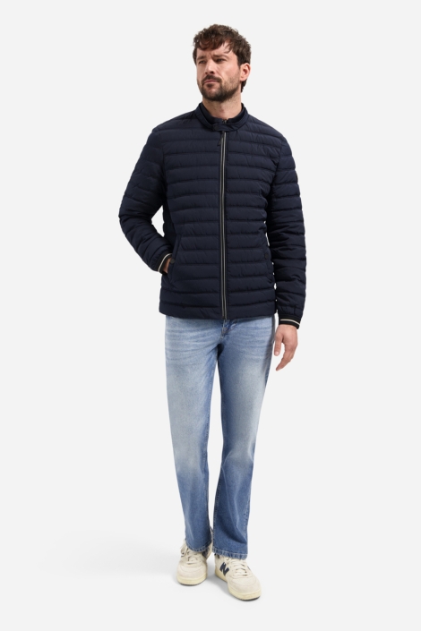 NO-EXCESS blauwe heren jas | Model