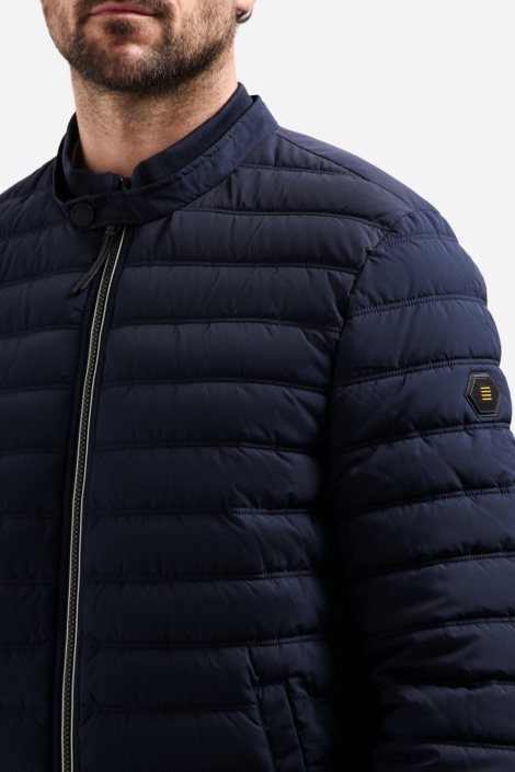 NO-EXCESS blauwe heren jas | Close up