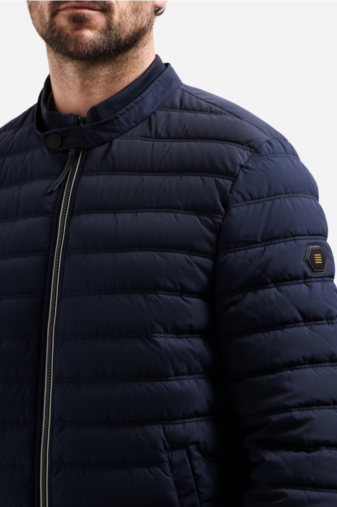 NO-EXCESS blauwe heren jas | Close up