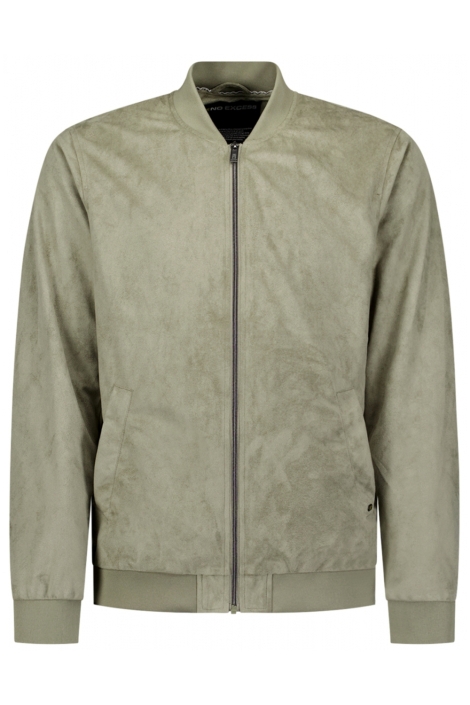 NO-EXCESS groene heren jas | Vooraanzicht