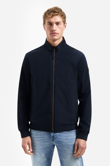 NO-EXCESS jacket short fit clean soft Blauw