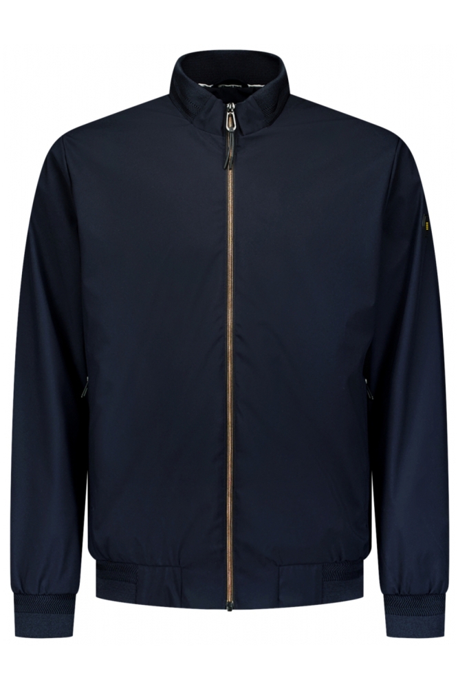 NO-EXCESS blauwe heren jas | Vooraanzicht