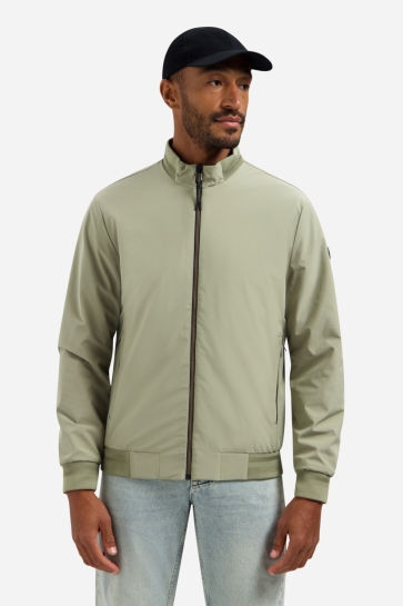 NO-EXCESS Jas ZOMERJACK MET RIBKRAAG 31630210 177 LIGHT ARMY