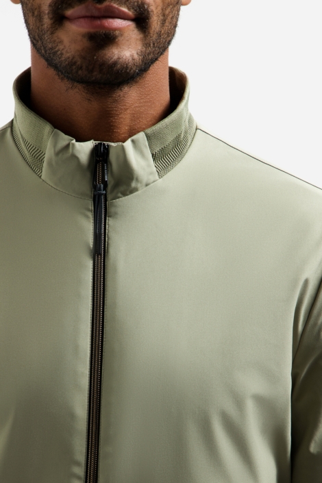 NO-EXCESS groene heren jas | Close up