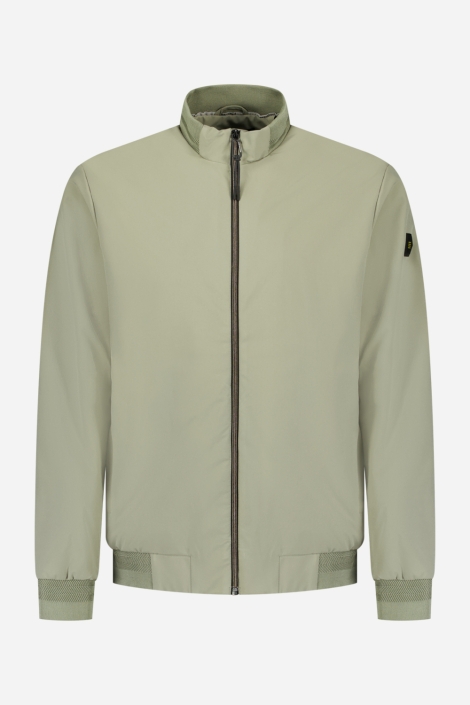 NO-EXCESS groene heren jas | Vooraanzicht